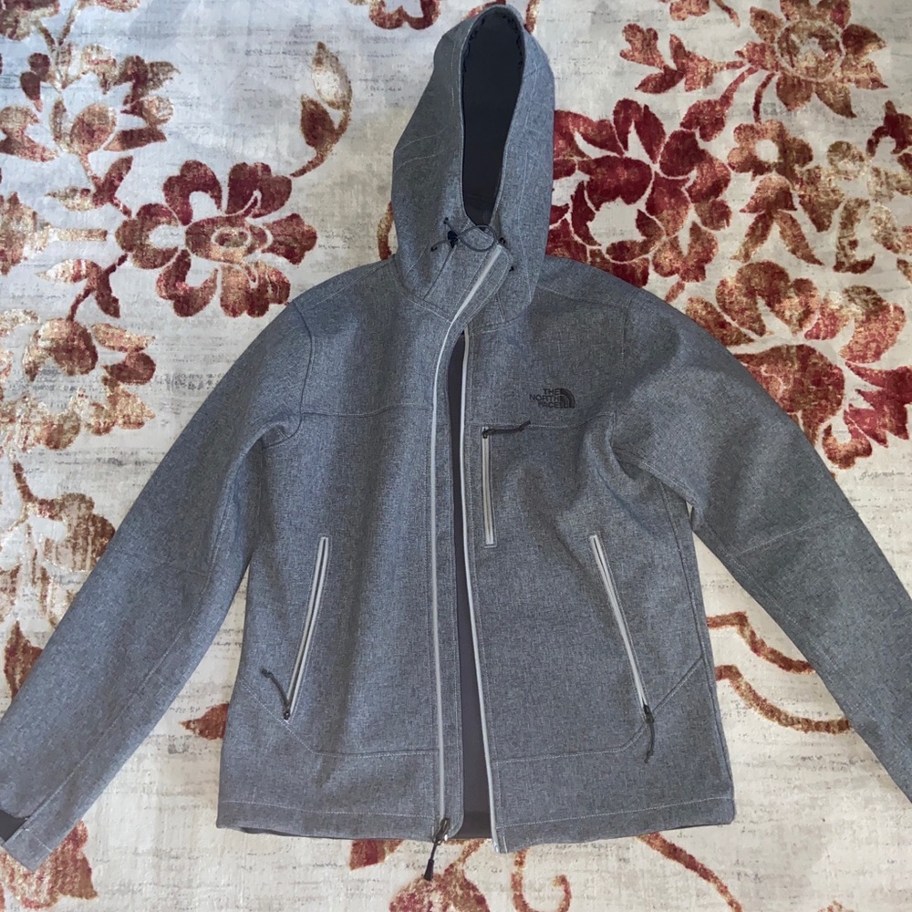 NorthFace Apex Elevation Hooded Coat Heather Grey